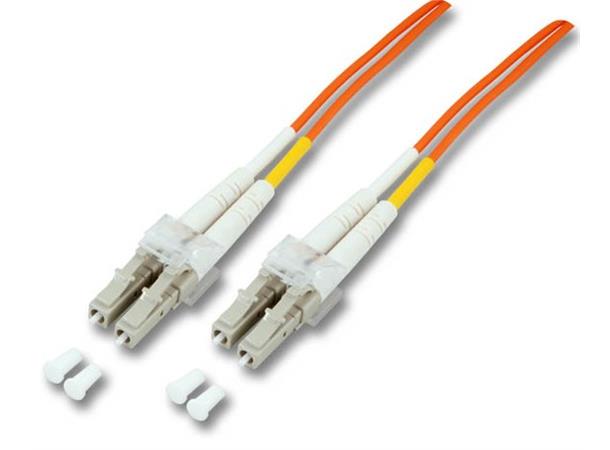 Fiberpatch 50/125 LC-LC -  5,0 m LSZH Multimode Duplex OM2 Orange 